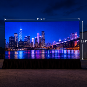 Outdoor 11.5' × 6.6' LED Screen Package (P3.9)