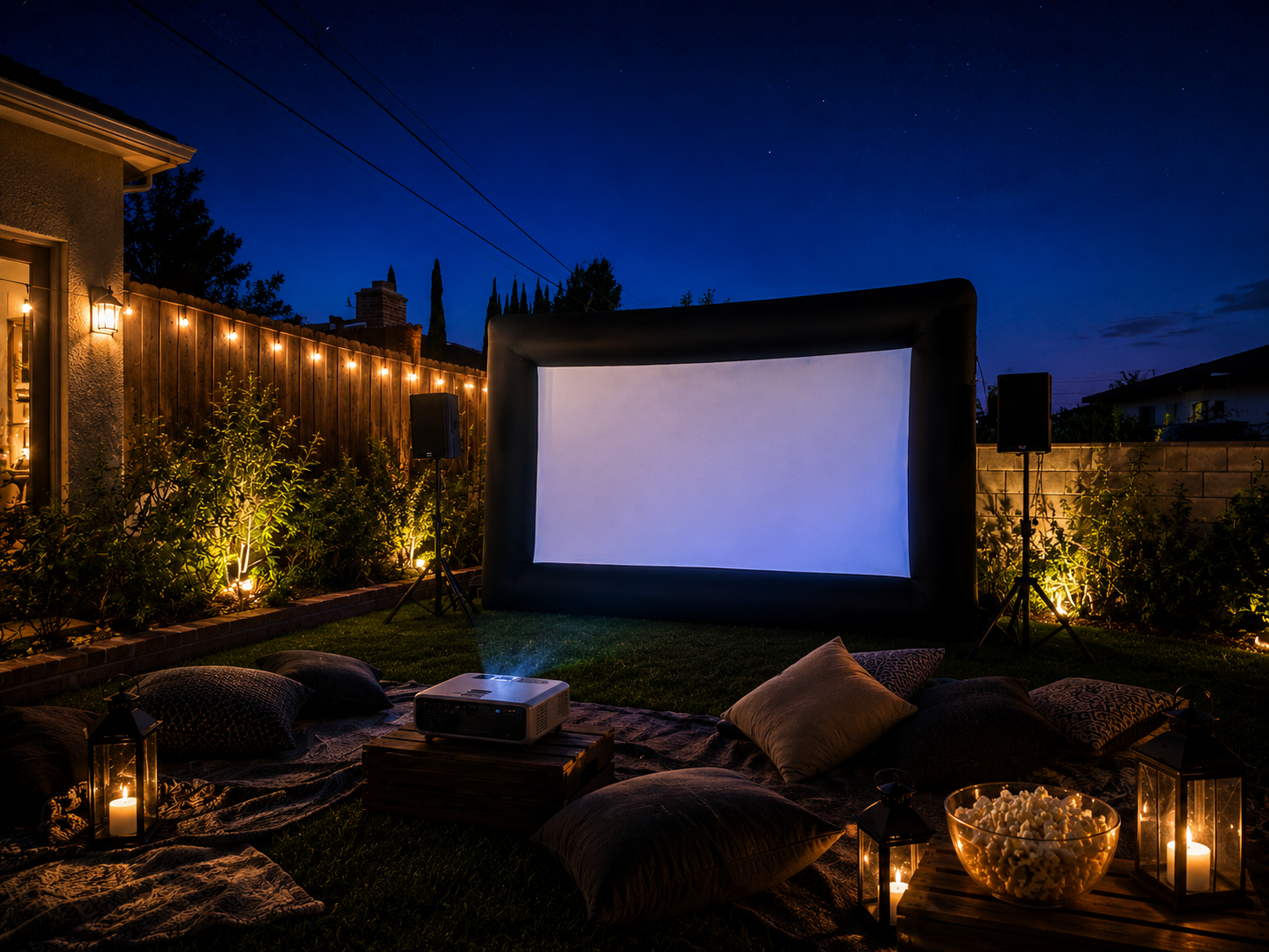 12' Inflatable Outdoor Movie Package