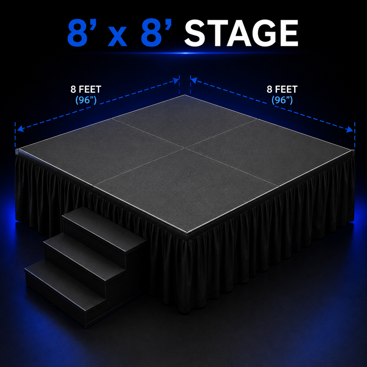 8' × 8' Stage Package