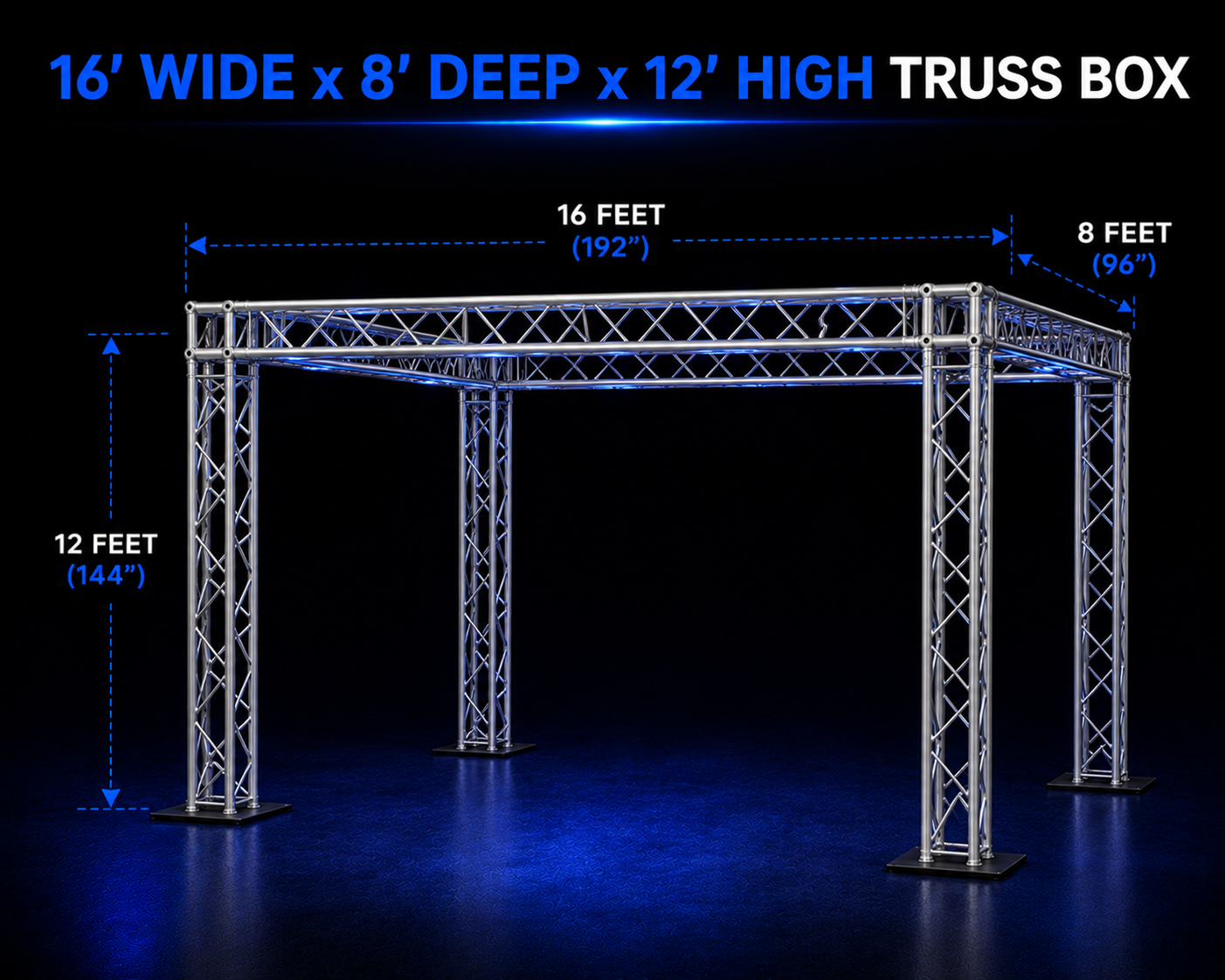 16' × 8' × 12' Truss Box